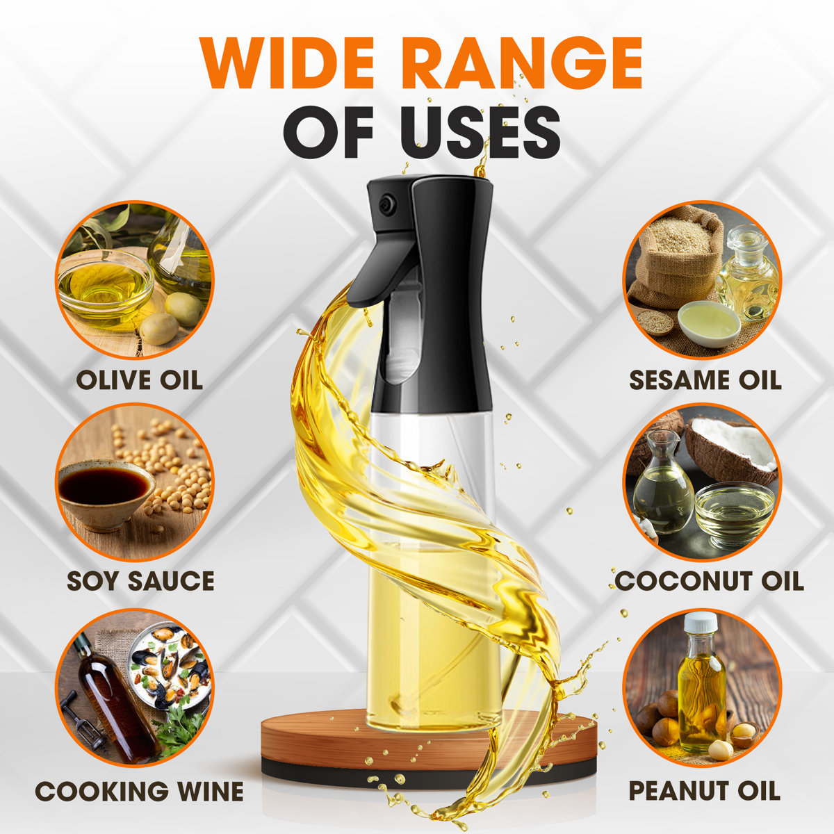 10.14oz. Oil & Vinegar Cruet Set